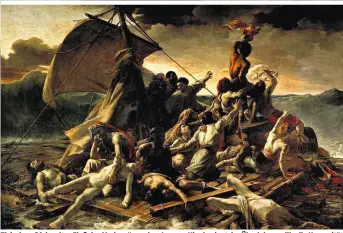  ??  ?? Théodore Géricaults „Floß der Medusa“aus dem Louvre: Hier besiegt der Überlebens­wille die Humanität