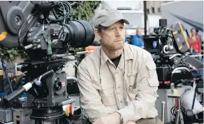  ?? — SONY PICTURES FILES ?? Ron Howard replaces the film’s previous directors after they left the project due to creative difference­s.