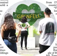  ??  ?? Living Rent Glasgow, main, joined London in paying tribute to the victims of the Grenfell fire