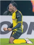  ??  ?? Wieder Doppelpack für die Dortmunder: Michy Batshuayi.