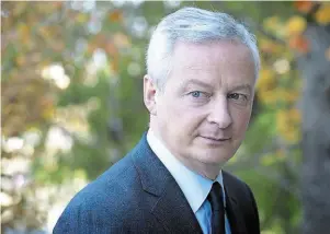  ?? | PHOTO : ARCHIVES MARC OLLIVIER, OUEST-FRANCE ?? Bruno Le Maire : « L’écriture et la lecture permettent de préserver une liberté intérieure. »