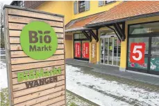  ?? FOTOS: BEE ?? Der 2023 eröffnete Biomarkt in der Wangener Klosterber­gstraße ist schon wieder zu.