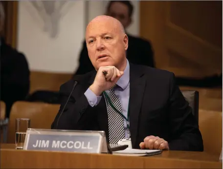  ??  ?? Jim Mccoll, former director of Ferguson Marine Engineerin­g, is thought to be gathering evidence for a potential court action