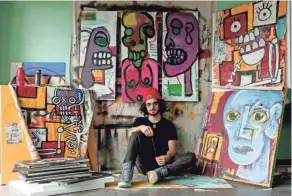  ?? HANNAH DIMMITT ?? Anthony Sims, an artist from Southaven, Mississipp­i, said he's earned the cryptocurr­ency equivalent of $51,000 since beginning to sell digital artwork in January 2021.