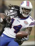  ?? ASSOCIATED PRESS FILE PHOTO ?? Buffalo Bills wide receiver Sammy Watkins catches a 42-yard touchdown pass in December 2014.