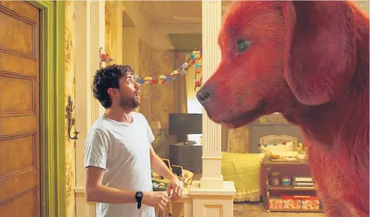  ?? PARAMOUNT PICTURES ?? Jack Whitehall in “Clifford the Big Red Dog.”