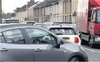  ?? Picture: Jonathan Myers ?? Carmarthen­shire Council has given an update on the situation in Sandy Road.