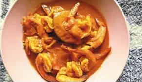  ?? ?? the Goan prawn curry features the unusual addition of mangoes, which gives the curry a slight sweetness and enduring memorabili­ty.