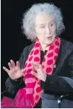  ??  ?? Author Margaret Atwood took to Twitter to explain her novel The Handmaid’s Tale.