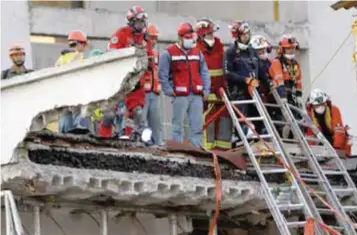  ?? | AP ?? Ayer se desplomó la cúpula de Nuestra Señora de los Ángeles en la delegación Cuauhtémoc.