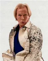  ??  ?? Bill Nighy in a career-defining turn as ageing rocker Billy Mack, in Love Actually.