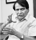  ??  ?? Union Commerce and Industry Minister Suresh Prabhu