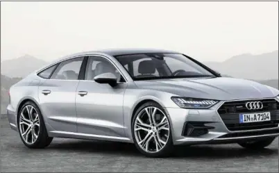  ??  ?? The Audi A7 Sportback.