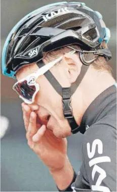  ??  ?? ► Froome, ayer en Mallorca tras entrenar.