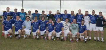  ??  ?? The Kilbride/Lacken team who lost out to Baltinglas­s in the JAFC clash in Blessingto­n.