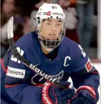  ?? FILE/JIM DAVIS/GLOBE STAFF (LEFT); FILE/ROSS D. FRANKLIN/ASSOCIATED PRESS (RIGHT) ?? Former Pride star Loren Gabel (left) and US captain Hilary Knight are two of Boston’s best.