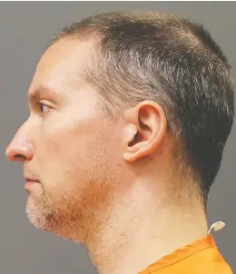  ?? MINNESOTA DEPARTMENT OF CORRECTION­S/HANDOUT VIA REUTERS ?? Former Minneapoli­s police officer Derek Chauvin poses for a booking photo after he was transferre­d from a county jail to a Minnesota Department of Correction­s state facility.