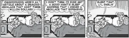  ?? PROVIDED ?? “Blondie,” by Dean Young, features married couple Dagwood and Blondie Bumstead navigating their daily lives.