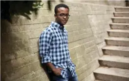  ?? KAYANA SZYMCZAK/THE NEW YORK TIMES ?? It cost Abdisamad Adan’s family $1 (U.S.) a month to send him to primary school, a figure that soared to an unaffordab­le $40 for a good high school in Somalia.