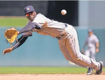  ?? BRAD REMPEL, USA TODAY SPORTS ?? Didi Gregorius, above, had a solid year as successor to retired Yankees legend Derek Jeter.