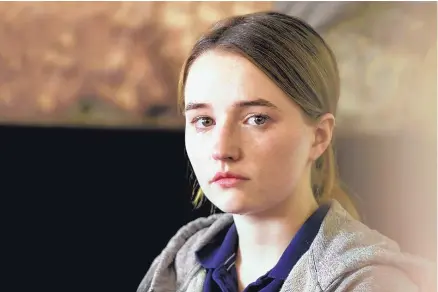  ?? BETH DUBBER/ NETFLIX ?? Kaitlyn Dever stars as Marie Adler in the Netflix limited series “Unbelievab­le.”