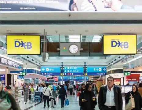  ?? DXB ?? Dubai Airports chief executive Paul Griffiths, below, says he had a preview of the January numbers and ‘the signs are very good’