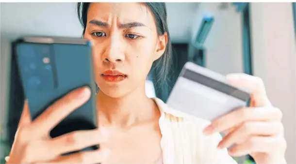  ?? FOTO: MTSTOCK STUDIO GETTY IMAGES ?? Im Kreis Wesel wurde eine Frau beim Online-banking betrogen (Symbolbild).