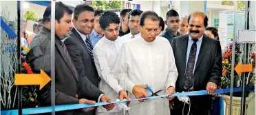  ??  ?? Several large-scale ICT projects serving the Polonnaruw­a district were vested in the public at an official ceremony held at the Regional Telecom Office & “Chandra Manadapaya”- Polonnaruw­a with the participat­ion of President Sirisena