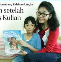  ?? M. ALI WAFA/JAWA POS ?? TEGAR: Yola Tsagia bersama putrinya, Odilia Queen Lyla, penderita kelainan langka Treacher-Collins Syndrome.