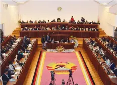  ?? DR ?? Deputados moçambican­os debatem emendas à Constituiç­ão