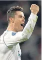  ??  ?? Cristiano Ronaldo’s Real Madrid will play Bayern Munich.