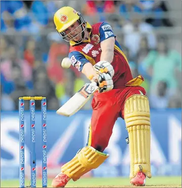  ?? Picture: SPORTZPICS ?? AWESOME HITTING: AB de Villiers was the fourth-highest run-scorer at this year’s Indian Premier League