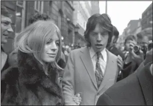  ?? Fot. Markeson/Forum ?? 1969 r. Mick Jagger i Marianne Faithfull