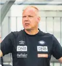  ?? FOTO: NTB SCANPIX ?? LERKENDAL: Vålerenga-trener Dag Eilev Fagermo kan risikere å møte Torgeir Børven igjen onsdag.