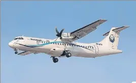  ?? VIA FACEBOOK ?? File photo of an Aseman Airlines ATR72 aircraft, the same model as Flight EP3704, which crashed on Sunday. The twin engine plane disappeare­d from radar after taking off.