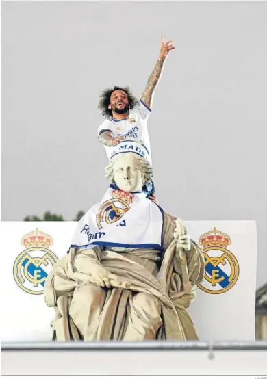  ?? L.P./EFE ?? Marcelo, en Cibeles.