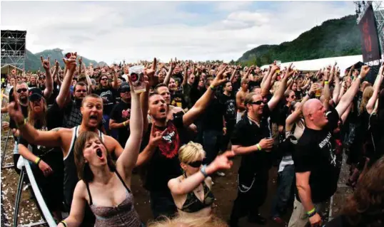  ?? ARKIVFOTO: TOR ERIK SCHRØDER ?? 25 artister og band er hentet inn til årets runde med Norway Rock. Bildet er hentet fra et tidligere år.