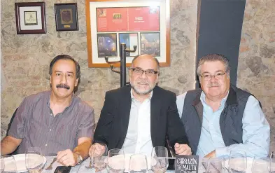  ??  ?? González, José Saavedra y Oscar Vargas.