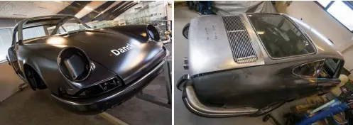  ??  ?? When it comes to Porsche, JP Group, through its Dansk brand, has body parts for classic 911s and other Porsches covered. Enough for a complete bodyshell? Not yet, but such a thing could be coming