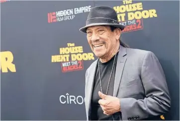  ?? CHRIS PIZZELLO/AP ?? Actor Danny Trejo at a movie premiere in June in Los Angeles.