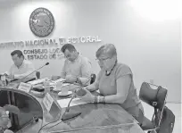  ?? /@INECHIAPAS ?? La consejera de la Junta Local del INE en Chiapas, María Guadalupe Rovelo