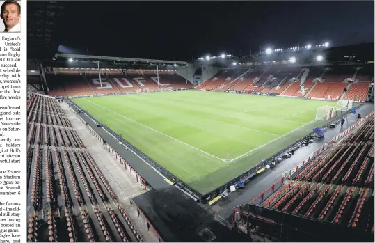  ?? PICTURE: MIKE EGERTON/PA WIRE ?? Sheffield United will welcome England and Greece to Bramall Lane during the Rugby League World Cup next autumn.