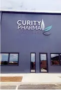  ?? ?? Η γραμμή παραγωγής της Curity Pharma θα περιλαμβάν­ει αρχικά οκτώ προϊόντα.