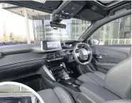  ??  ?? The 10-inch colour touchscree­n with sat nav, left, is excellent, and the modern interior also has a number of storage solutions