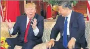  ?? REUTERS ?? Trump said he and the Chinese President have developed a friendship that should serve them well in the long term.