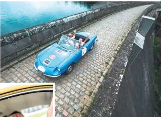  ??  ?? Clockwise from top: Cruising through the French countrysid­e. Through the Barrage de Rochebut. A driver sporting RM016 in red gold. Ladies put in just as much effort in the drive as they did their driving outfits