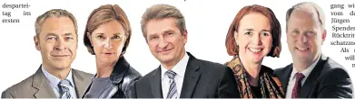  ??  ?? (v. l.): Andreas Reichel, Yvonne Gebauer, Andreas Pinkwart, Angela Freimuth und Joachim Stamp.