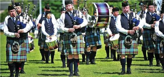  ??  ?? Key event: Future of the annual Scottish Pipe Band Championsh­ips is in doubt due to local authority funding difficulti­es