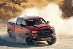  ?? Photo courtesy of FCA U.S. ?? The 2021 Ram 1500 TRX is shown.