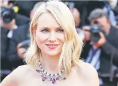  ??  ?? Watts poses on the red carpet as she arrives for the opening ceremony and the screening of the film ‘Cafe Society’ out of competitio­n during the 69th Cannes Film Festival in Cannes, France, May 11, 2016. — Reuters file photo